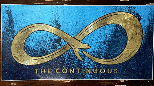 Gold Ouroboros Sticker